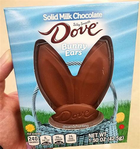 Dove Solid Chocolate Bunny Ears Dove Chocolate, Easter 2018, Bunny Ear, Doves, Delight, Silk ...