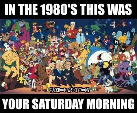 TV on a Saturday morning | Hanna barbera cartoons, Morning cartoon ...