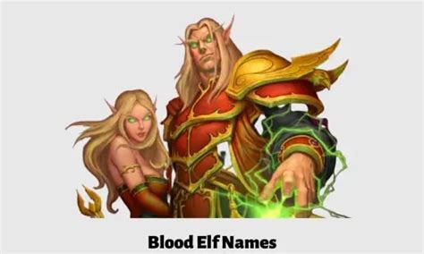 1200+ Blood Elf Names [2024]