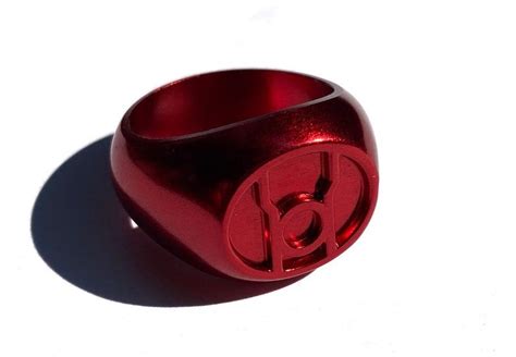 Red Lantern Ring, Ring Guard, Batman Universe, Silicone Rings, Deep Red ...