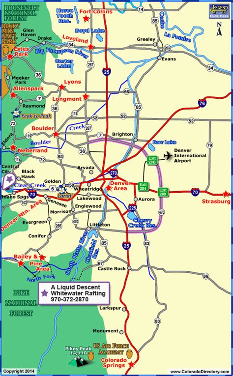 Evergreen Colorado Map | secretmuseum