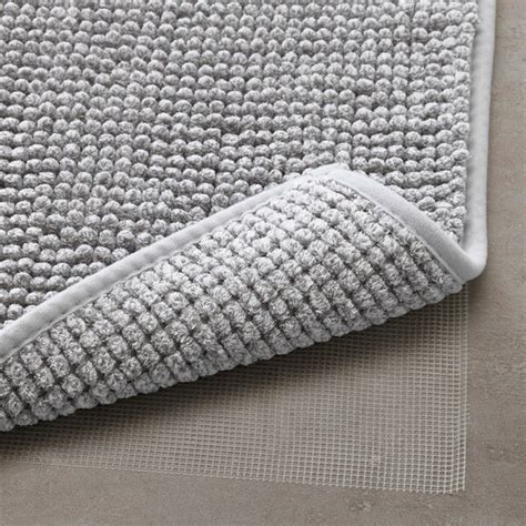 TOFTBO bath mat, gray-white mélange, 20x31" - IKEA