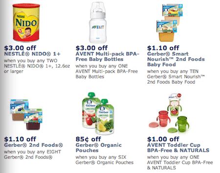 Save with New Gerber Baby Food Printable Coupons