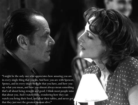 One of the most romantic dialogues ever... As Good As It Gets | Favorite movie quotes, Good ...