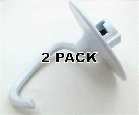 2 Pk, Stand Mixer Dough Hook for 3.5 Qt KitchenAid, AP6030219 ...