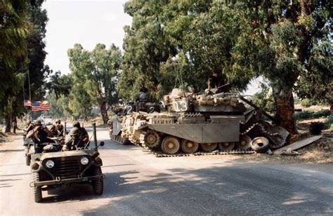 Damaged Shot Kal Gimel, Lebanon 1982. | Centurion, Modern war, Israeli ...