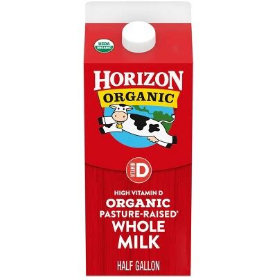 Horizon Organic Whole Milk - 0.5gal : Target