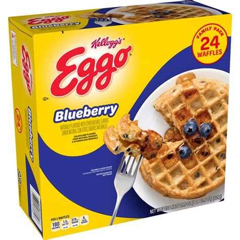 Kellogg's Eggo Blueberry Waffles 24 ct | Hy-Vee Aisles Online Grocery ...