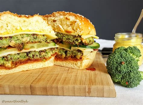 Broccoli & quinoa double veggie burger - Smart Food by K