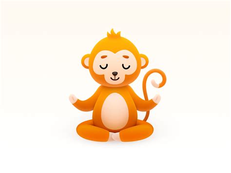 Yoga Monkey by Sandor on Dribbble