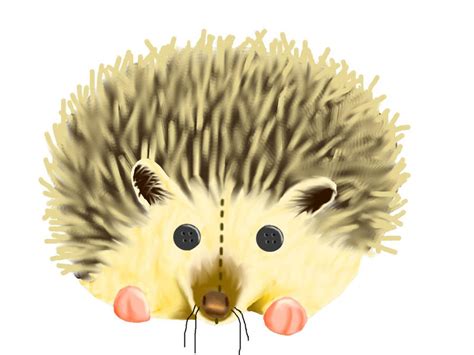 Hoary Hedgehog Stuffed Animal by icantthinkofaname-09 on DeviantArt