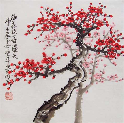 Cherry Blossom paintings Original chinese painting oriental