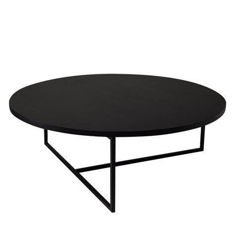 2018 Popular Black Round Coffee Tables with Storage