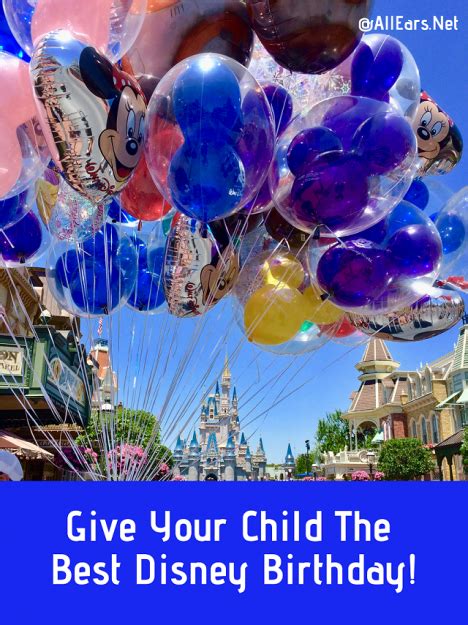 Celebrating Children's Birthday at Walt Disney World Ideas - AllEars.Net