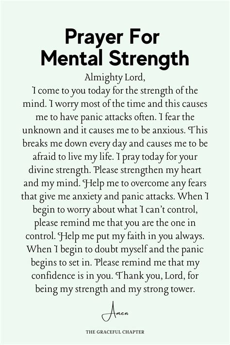 10 Prayers For Mental Health - The Graceful Chapter