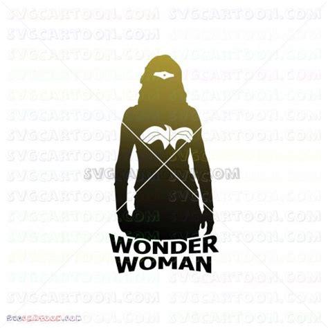 Wonder Woman Silhouette svg dxf eps pdf png