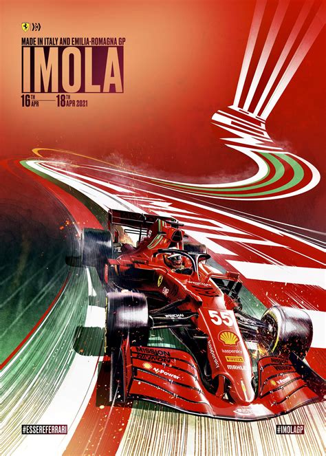 Ferrari’s poster for Imola : r/formula1