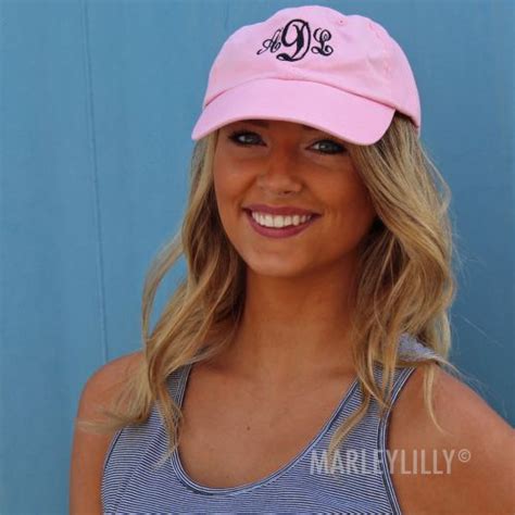 Monogrammed Baseball Cap for Women | Monogram baseball cap, Monogram ...