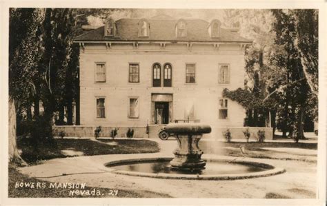 Bower's Mansion New Washoe City, NV Postcard