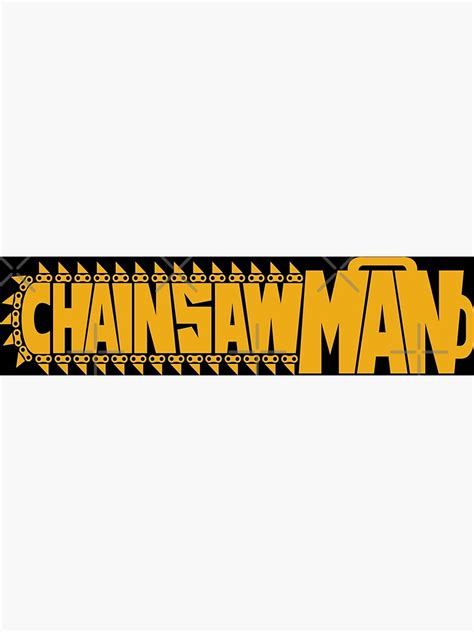 "ChainsawMan Logo" Poster for Sale by MetaXIII | Redbubble