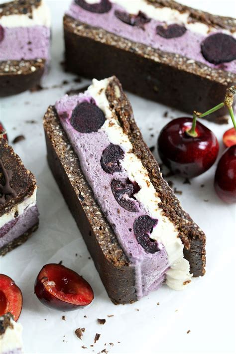 Cherry Chocolate Ice Cream Sandwiches - Vegan & Gluten-free - UK Health Blog - Nadia's Healthy ...