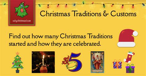 Christmas Traditions, Customs and Christmas History - WhyChristmas.com