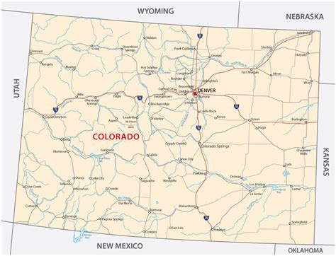 Colorado Major Cities Map