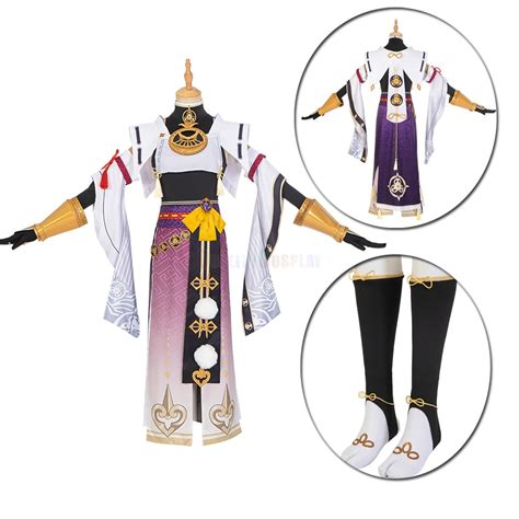 Genshin Impact Kujou Sara Cosplay Costume - HQCOSPLAY