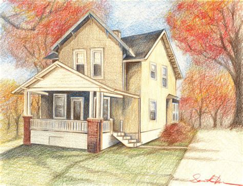 House Pencil Drawing at GetDrawings | Free download