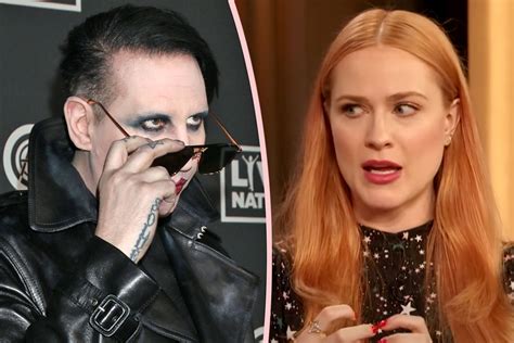 Marilyn Manson SLAMS Evan Rachel Wood’s Claims He Threatened Her Son - Says HIS Safety Is In ...