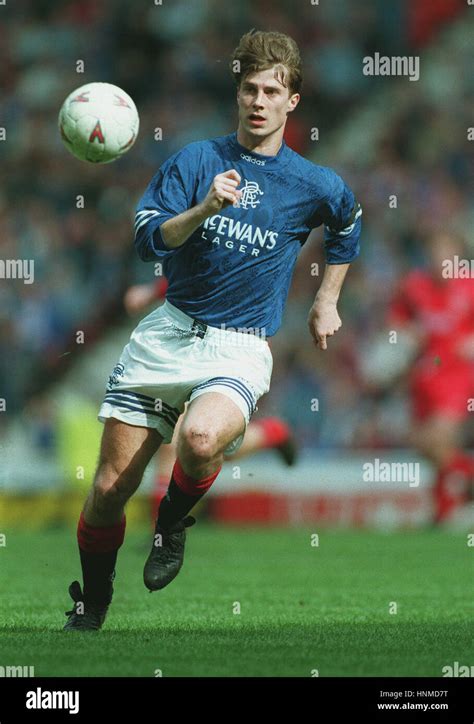 BRIAN LAUDRUP GLASGOW RANGERS FC 10 April 1995 Stock Photo - Alamy