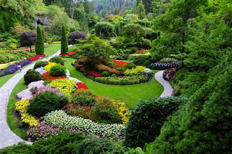 Sunken Garden stock photo. Image of canada, columnbia - 10630510