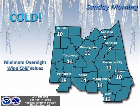 Hard freeze warning for large part of Alabama overnight - al.com