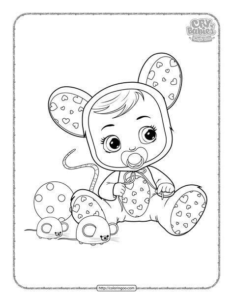 Cry Babies Lala Coloring Page