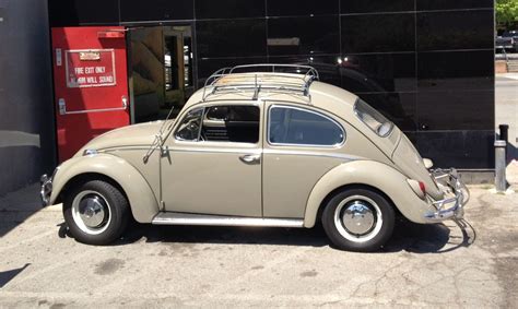 60's VW Beetle with a roof rack | Volkswagen beetle, Roof rack, Beetle