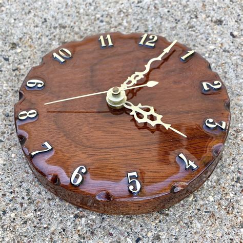 Small 5-inch Wooden Wall Clock | Etsy