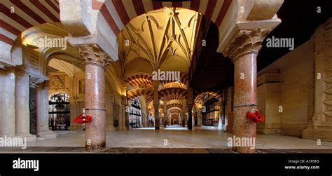 Cordoba Mosque Interior Stock Photo - Alamy