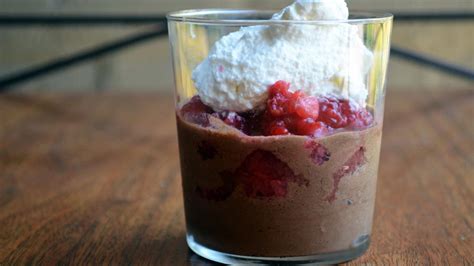 Raspberry Dark Chocolate Mousse from Homegrown