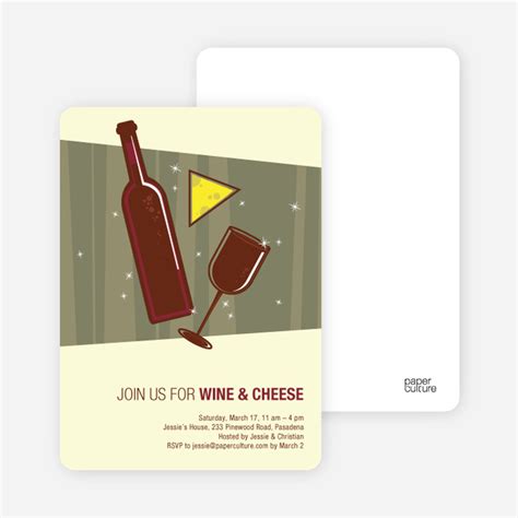 Wine and Cheese Party Invitations | Paper Culture