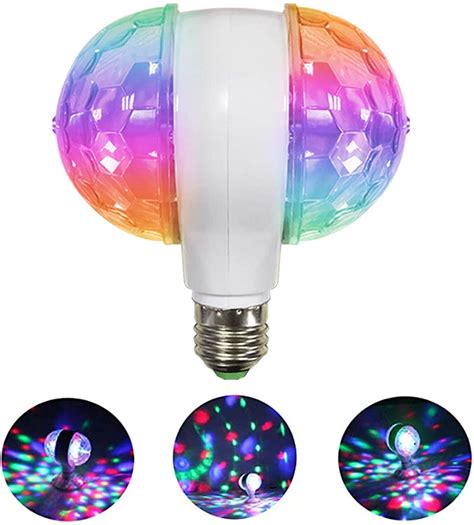 Disco Ball Light Lights for Parties, 6W E27 RGB Multicolor Led Party ...