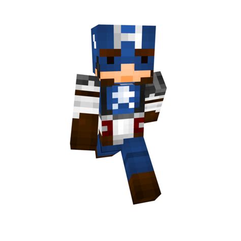 Avengers: Captain America! (Alts. in the description) Minecraft Skin