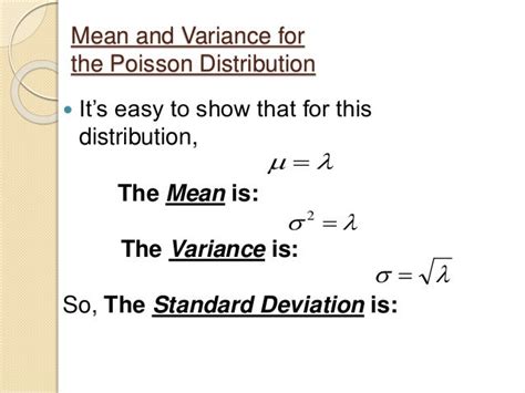 Poisson distribution