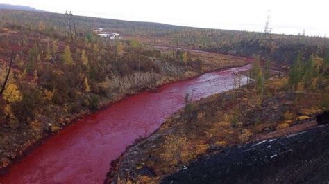 River in Russia Mysteriously Turns Blood Red - Good Morning America