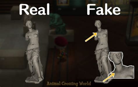 Redd's Paintings & Statues: Real vs Fake Art Guide for Animal Crossing: New Horizons | Animal ...