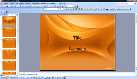 PowerPoint template 2007