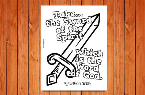 'Sword of the Spirit' Printable • MinistryArk