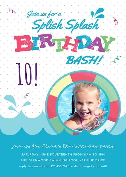 Birthday Invitation Template | Greetings Island