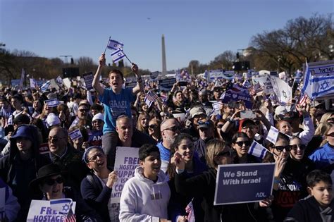 Tens of thousands rally for Israel in Washington - Al-Monitor: The ...