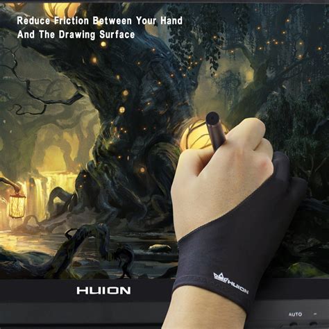 Amazon.com: Huion Artist Glove for Drawing Tablet (1 Unit of Free Size, Good for Right Hand or ...