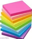 Canvas Fluorescent Paper Self Adhesive Memo Pad Sticky Notes Bookmark Point It Marker Sticker ...